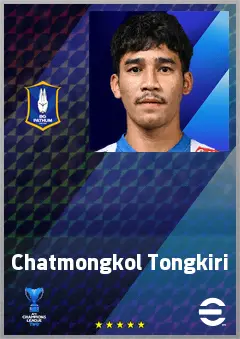 Chatmongkol Tongkiri eFootball 2026 player card, 65 OVR DMF