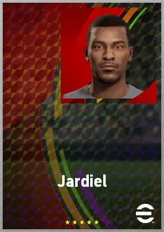 Jardiel eFootball 2026 player card, 64 OVR CF