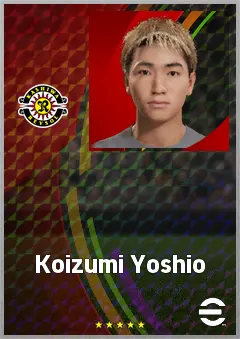 Koizumi Yoshio eFootball 2026 player card, 70 OVR AMF