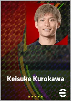 Kurokawa Keisuke eFootball 2026 player card, 70 OVR LB