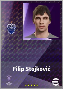 Filip Stojković eFootball 2026 player card, 70 OVR RB