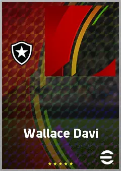 Wallace Davi eFootball 2026 player card, 65 OVR CB