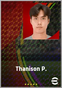 Thanison P. eFootball 2026 player card, 62 OVR CB