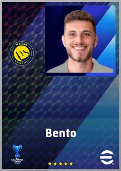Bento eFootball 2026 player card, 77 OVR GK