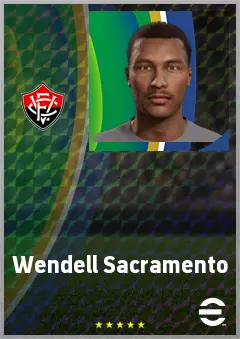 Wendell Sacramento eFootball 2026 player card, 65 OVR CMF