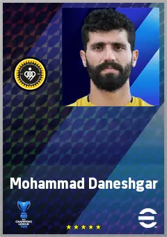 Mohammad Daneshgar eFootball 2026 player card, 69 OVR CB