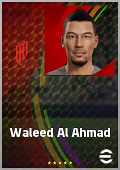 Waleed Al Ahmad eFootball 2026 player card, 70 OVR CB