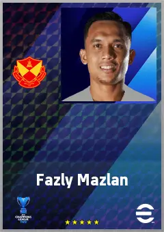 Fazly Mazlan eFootball 2026 player card, 66 OVR LB