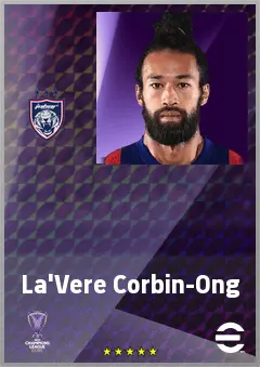 La'Vere Corbin-Ong eFootball 2026 player card, 70 OVR LB
