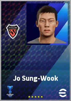 Jo Sung-Wook eFootball 2026 player card, 66 OVR CB