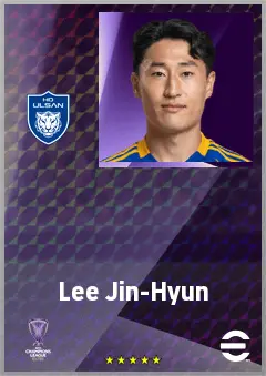 Lee Jin-Hyun eFootball 2026 player card, 67 OVR CMF
