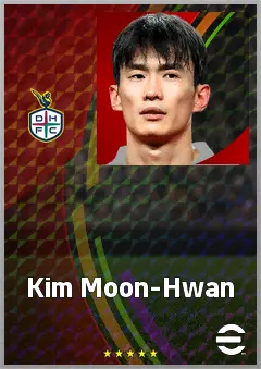 Kim Moon-Hwan eFootball 2026 player card, 69 OVR RB