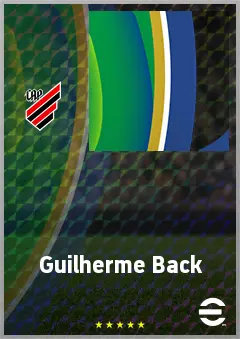 Guilherme Back eFootball 2026 player card, 64 OVR CMF