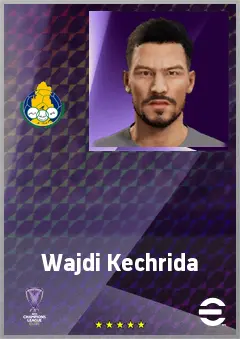 Wajdi Kechrida eFootball 2026 player card, 69 OVR RB