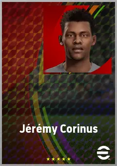 Jérémy Corinus eFootball 2026 player card, 66 OVR CB