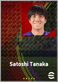 Tanaka Satoshi eFootball 2026 player card, 70 OVR DMF