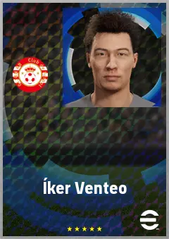 Íker Venteo eFootball 2026 player card, 63 OVR GK