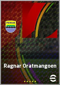 Ragnar Oratmangoen eFootball 2026 player card, 68 OVR LWF