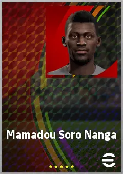Mamadou Soro Nanga eFootball 2026 player card, 67 OVR CF