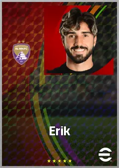 Erik eFootball 2026 player card, 67 OVR LB