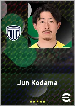 Kodama Jun eFootball 2026 player card, 64 OVR GK