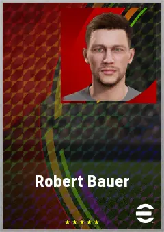 Robert Bauer eFootball 2026 player card, 69 OVR CB