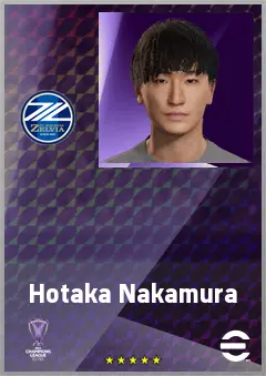 Nakamura Hotaka eFootball 2026 player card, 67 OVR RB