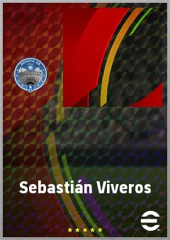 Sebastián Viveros eFootball 2026 player card, 65 OVR CMF
