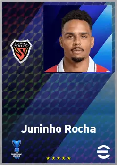 Juninho Rocha eFootball 2026 player card, 69 OVR RWF