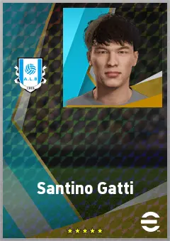 Santino Gatti eFootball 2026 player card, 63 OVR DMF