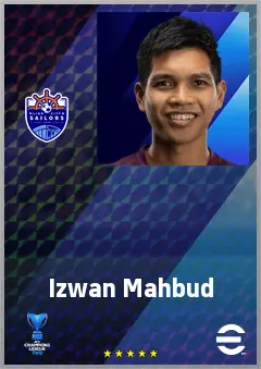 Izwan Mahbud eFootball 2026 player card, 66 OVR GK