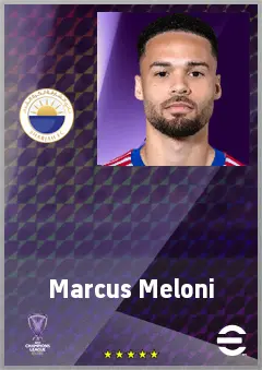Marcus Meloni eFootball 2026 player card, 67 OVR RB