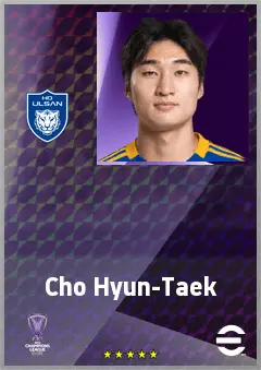 Cho Hyun-Taek eFootball 2026 player card, 68 OVR LB
