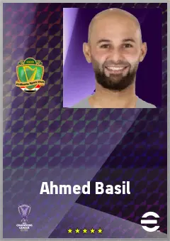 Ahmed Basil eFootball 2026 player card, 67 OVR GK