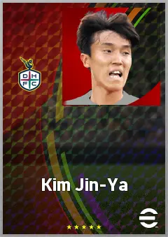 Kim Jin-Ya eFootball 2026 player card, 66 OVR RB
