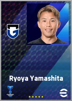 Yamashita Ryoya eFootball 2026 player card, 70 OVR RMF