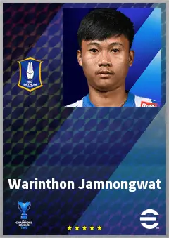 Warinthon Jamnongwat eFootball 2026 player card, 63 OVR LB
