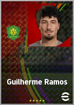 Guilherme Ramos eFootball 2026 player card, 69 OVR CB