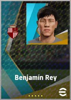 Benjamín Rey eFootball 2026 player card, 64 OVR SS