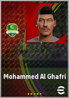 Mohammed Al Ghafri eFootball 2026 player card, 66 OVR CF