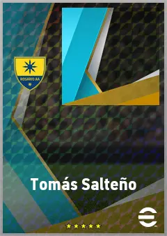 Tomás Salteño eFootball 2026 player card, 64 OVR AMF