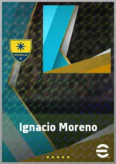 Ignacio Moreno eFootball 2026 player card, 65 OVR CF