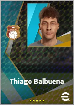 Thiago Balbuena eFootball 2026 player card, 64 OVR RWF