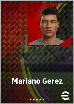 Mariano Gerez eFootball 2026 player card, 66 OVR DMF