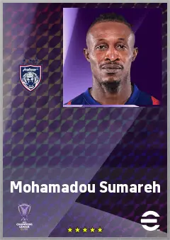 Mohamadou Sumareh eFootball 2026 player card, 68 OVR RWF