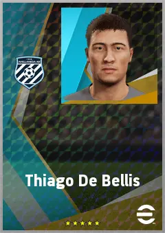 Thiago De Bellis eFootball 2026 player card, 65 OVR GK