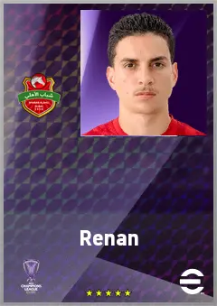 Renan eFootball 2026 player card, 71 OVR CB