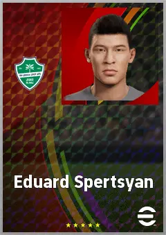 Eduard Spertsyan eFootball 2026 player card, 72 OVR AMF