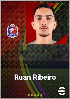 Ruan Ribeiro eFootball 2026 player card, 67 OVR CF