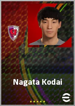 Nagata Kodai eFootball 2026 player card, 61 OVR CB